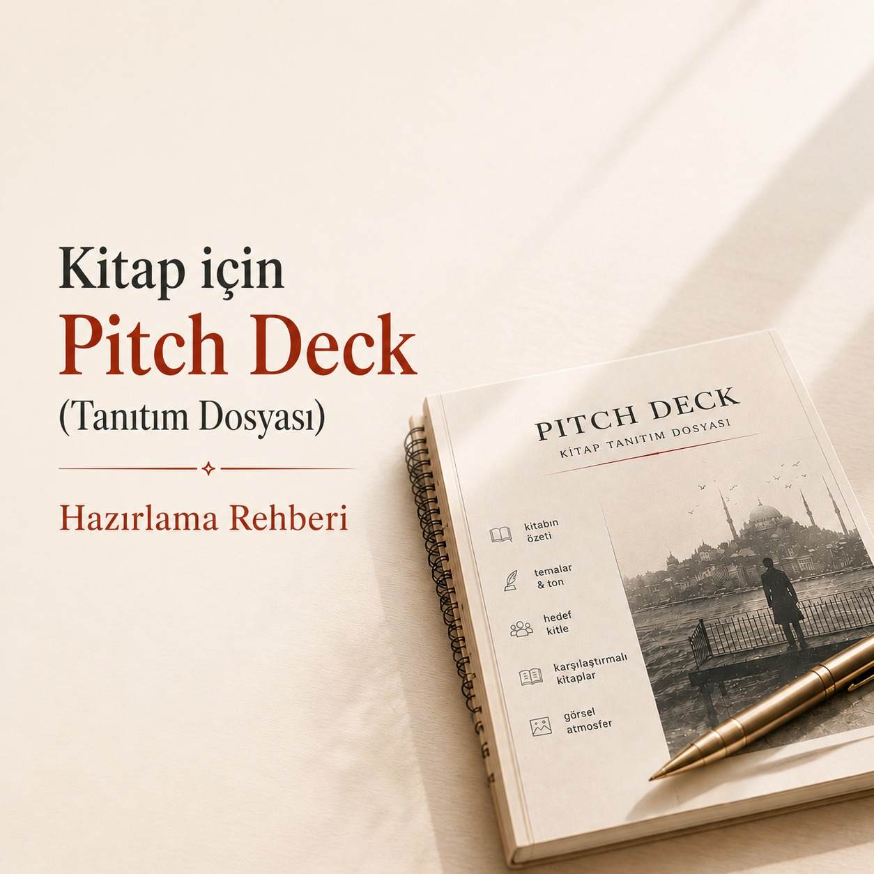 Kitap İçin Tanıtım Dosyası (Pitch Deck) Hazırlama Rehberi